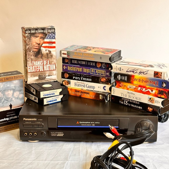 Panasonic Other Panasonic Vcr Player Vhs Tapes Movies Bundles
